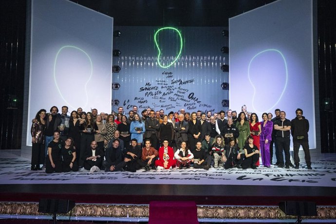 Archivo - Galardonados de los V Premis Carles Santos a la música valenciana