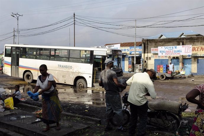 Imágenes de archivo de inundaciones en Kinshasa en 2018
