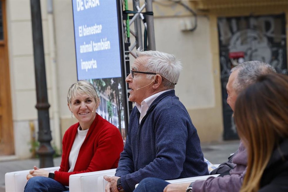 El alcalde de Valncia, Joan Ribó, y la síndica de Compromís en Les Corts, Papi Robles