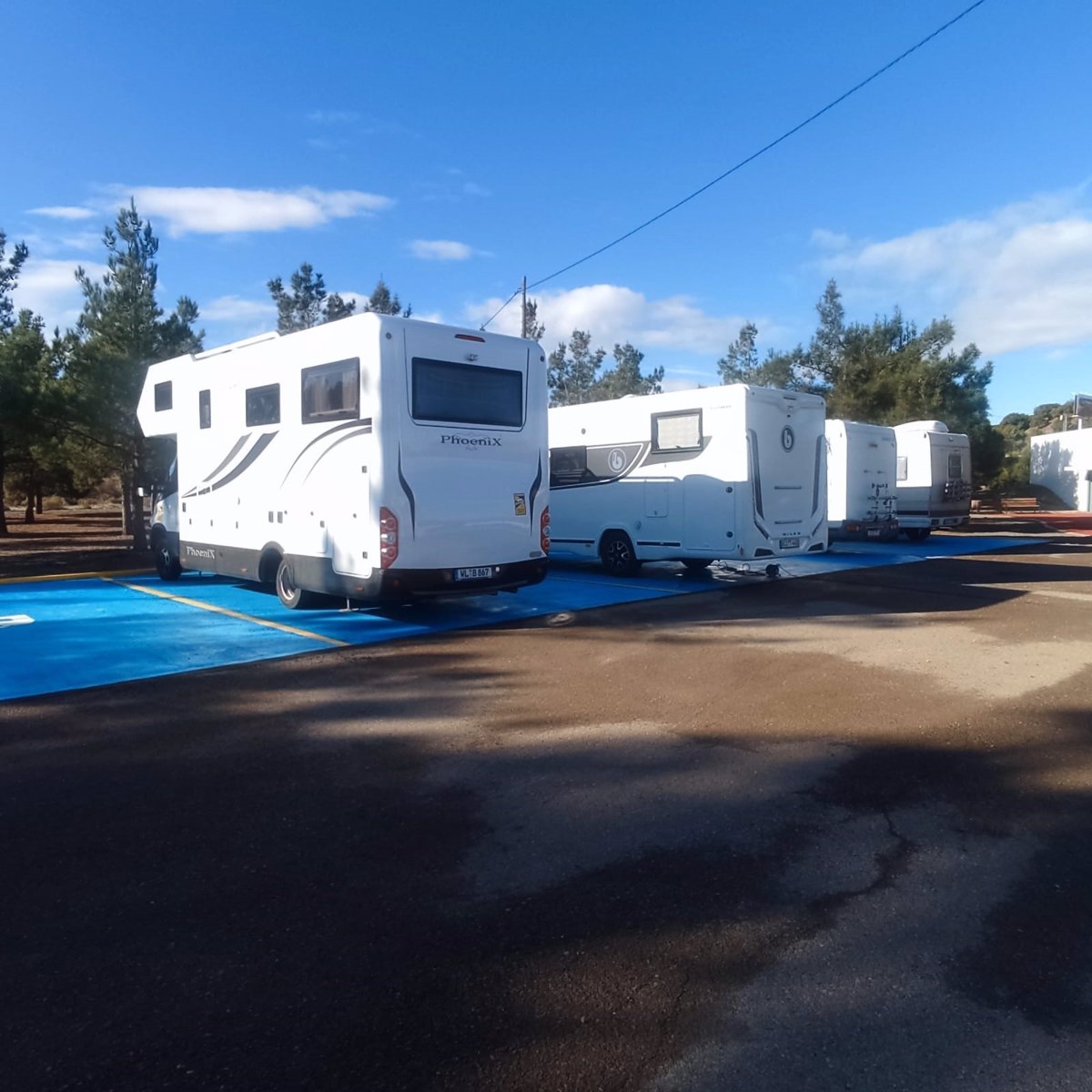 El nuevo aparcamiento de caravanas en Puerto Lumbreras llena sus