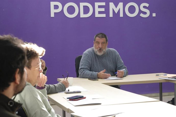 Jesús Jurado este sábado en las jornadas participativas del partido.