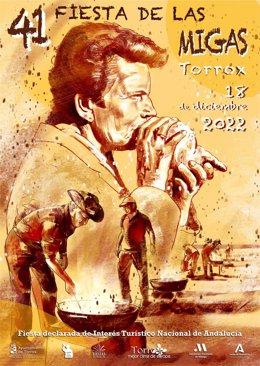 Cartel de la 41 edición de la 'Fiesta de las migas' de Torrox (Málaga)