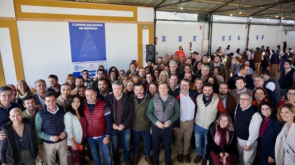 El PP celebra en Mairena del Alcor su I Comida de Navidad Solidaria