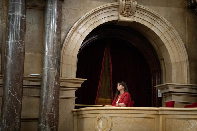 Archivo - La presidenta de Junts i expresidenta del Parlament, Laura Borrs
