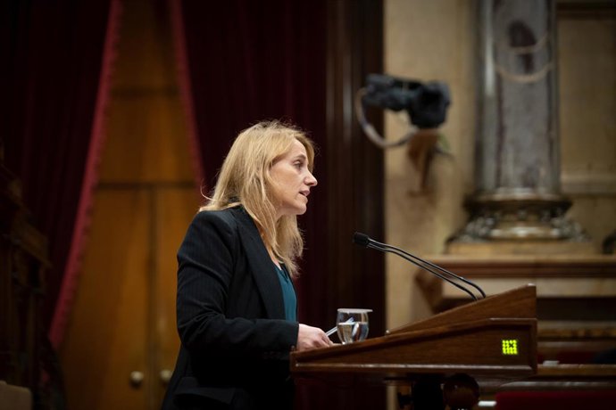 La consellera d'Economia, Natlia Mas