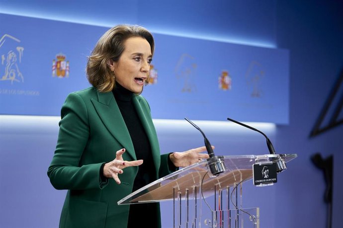 La portavoz parlamentaria del PP en el Congreso, Cuca Gamarra