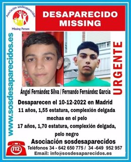 Los menores desaparecidos en Carabanchel