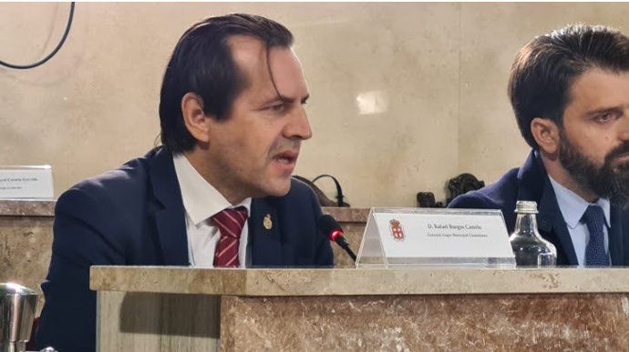 El portavoz de Ciudadanos (Cs) en el Ayuntamiento de Almería, Rafael Burgos