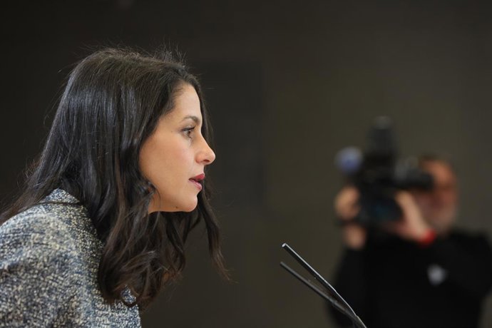 La presidenta de Cs, Inés Arrimadas