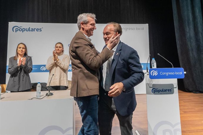 Alfonso Rueda clausura el Congreso Local del PP de Lalín.
