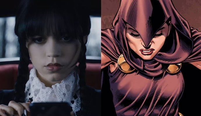 Así luce Jenna Ortega (Miércoles) como Raven de DC