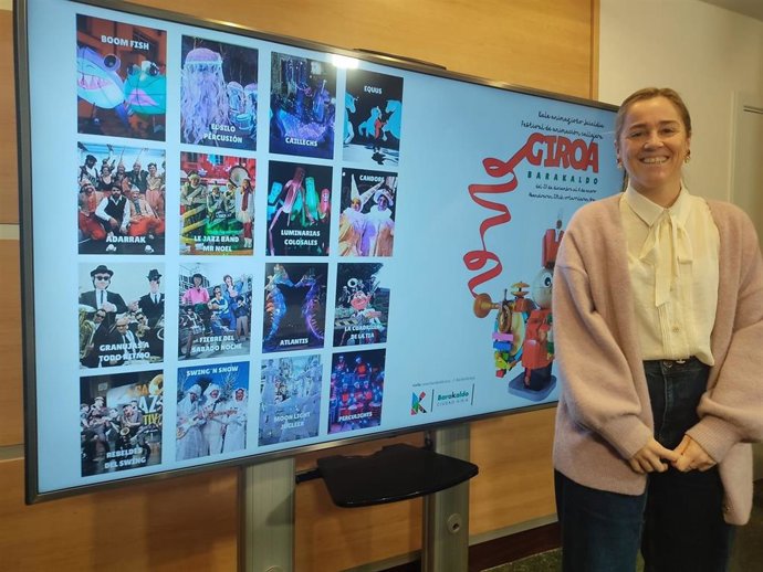 Nerea Cantero, junto al programa de Giroa