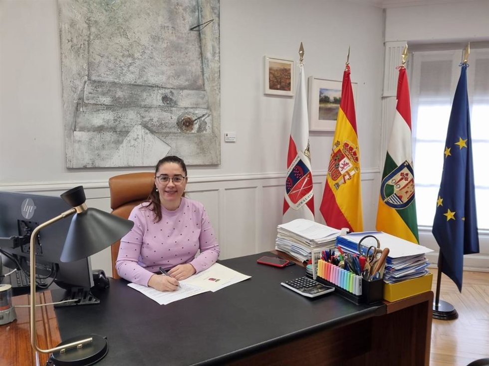 Archivo - Elisa Garrido, alcaldesa de Calahorra