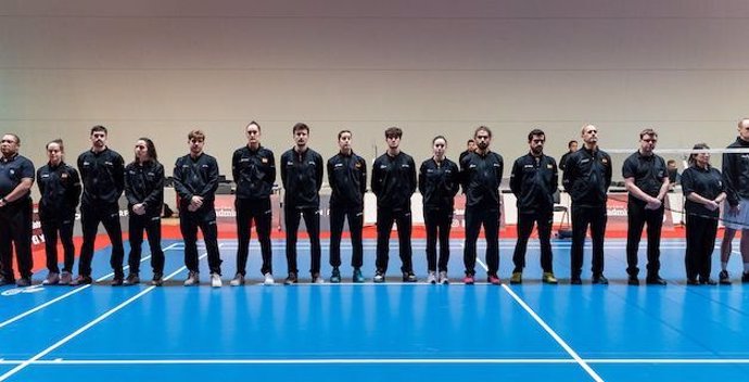 España se queda a un paso del Europeo por equipos de bádminton