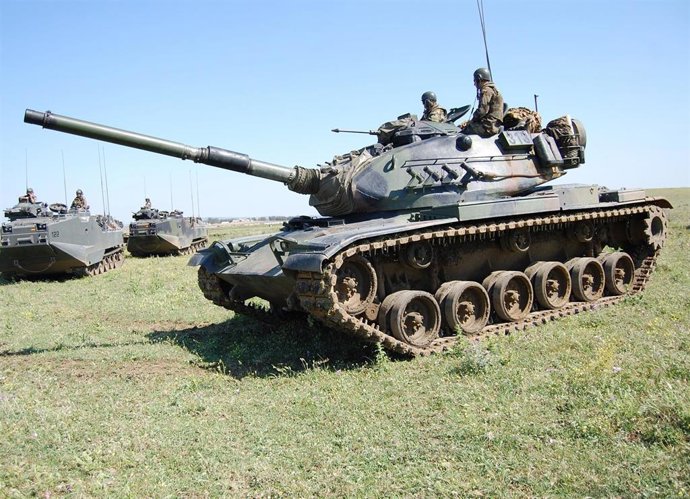 Imagen del carro de combate del Tercio de Levante