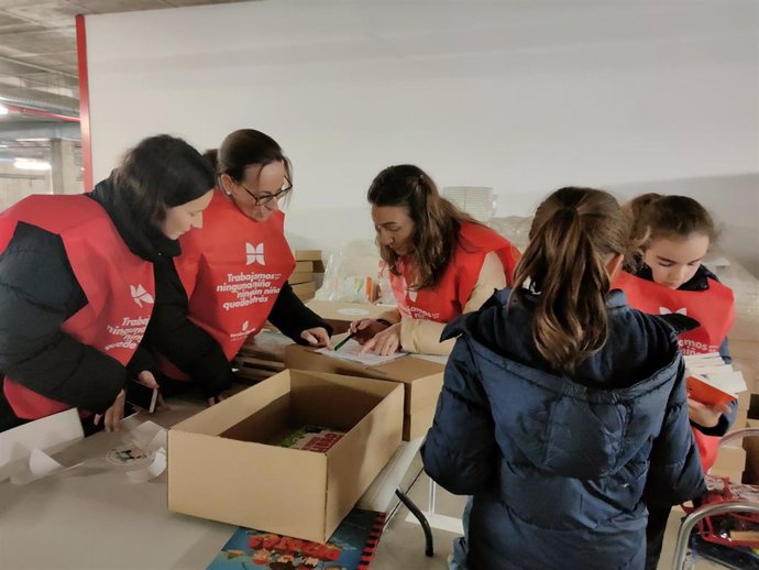 Voluntarios de la Fundación SM.