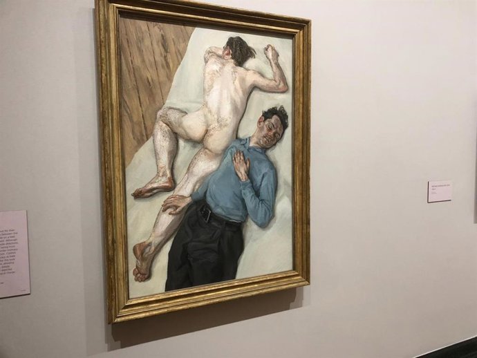 Una de las obras de la exposición de Lucien Freud en la National Gallery