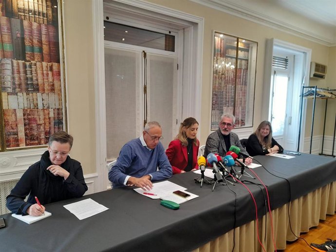 Imagen de la rueda de prensa del Foro Médico de Atención Primaria