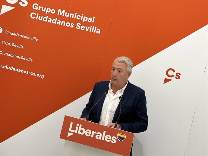 Miguel Ángel Aumesquet, portavoz de Cs en el Ayuntamiento de Sevilla.