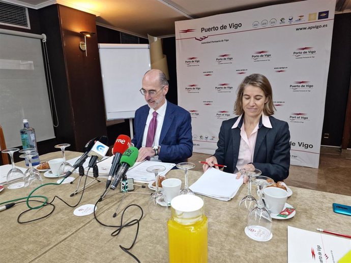 El presidente de la Autoridad Portuaria de Vigo, Jesús Vázquez Almuiña.