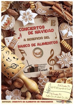 Cartel Conciertos de Navidad.