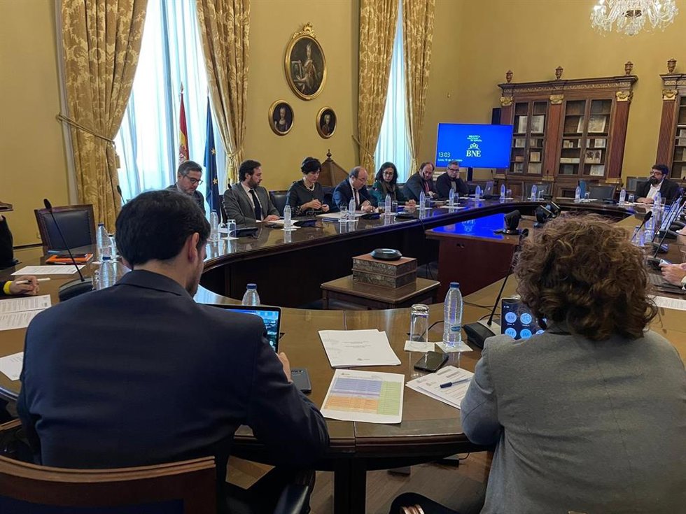 La VI Mesa del Videojuego se ha reunido este lunes, 19/12/2022, en la Biblioteca Nacional de España, con la reforma de la Ley de Depósito Legal como tema central