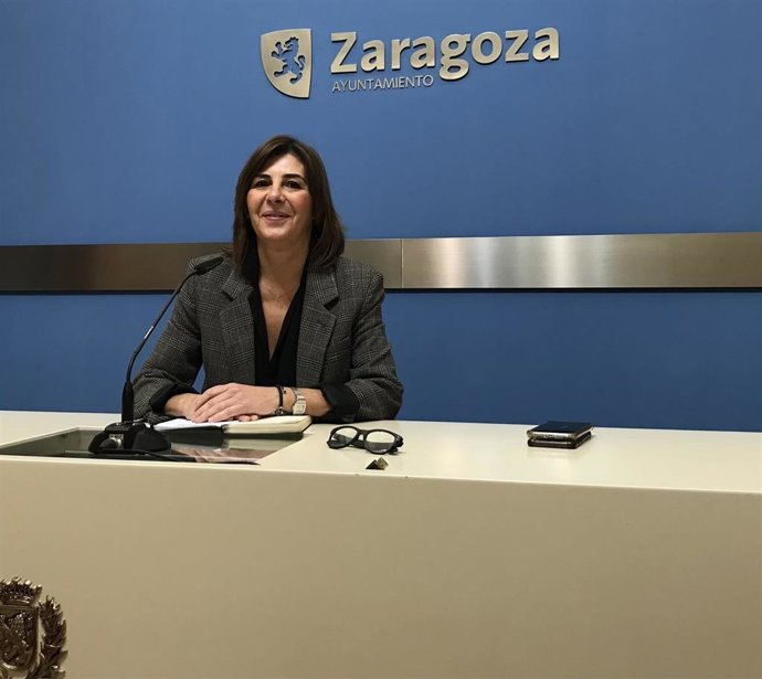 La concejal delegada de Vivienda del Ayuntamiento de Zaragoza, Carolina Andreu