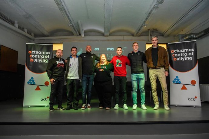 Presentación de la campaña 'No es broma', cuarta temporada de 'Actuamos contra el Bullying' de la ACB