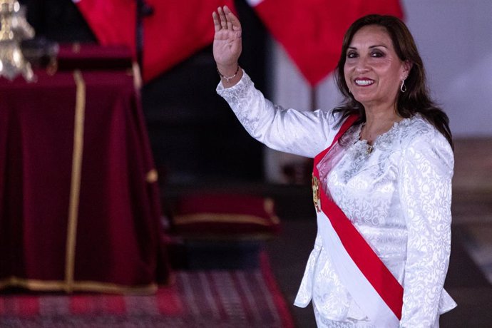 La presidenta de Perú, Dina Boluarte