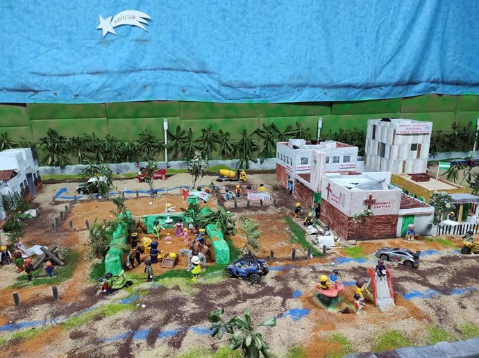 Portal de Belén de la asociación de vecinos Al Sur