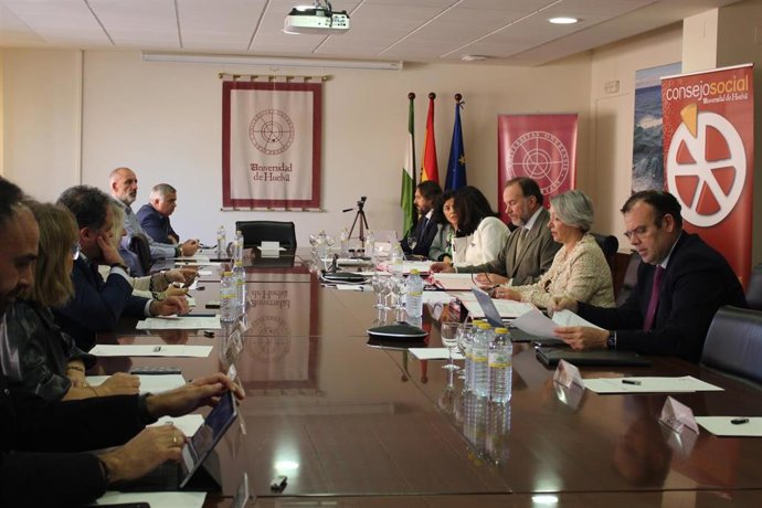 Pleno del Consejo Social de la Universidad de Huelva.