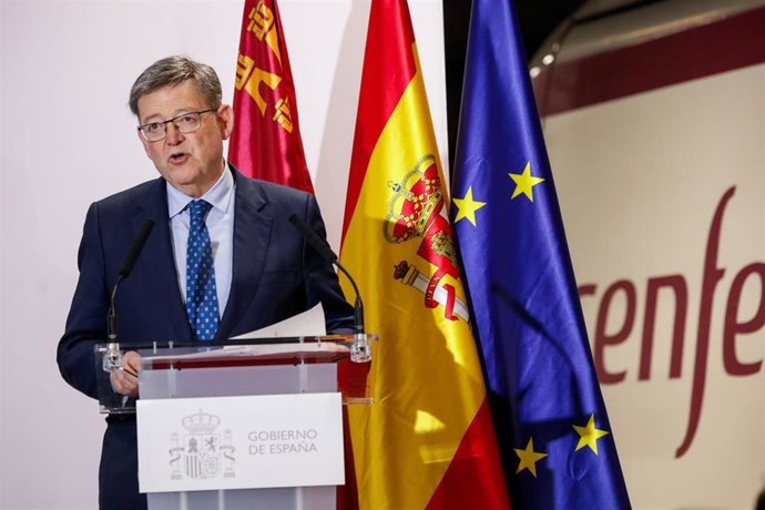 19-12-22 Acto De Inauguración De La Línea De Alta Velocidad, Madrid - Murcia Con La Presencia Del Presidente De La Comunidad Valenciana, Ximo Puig