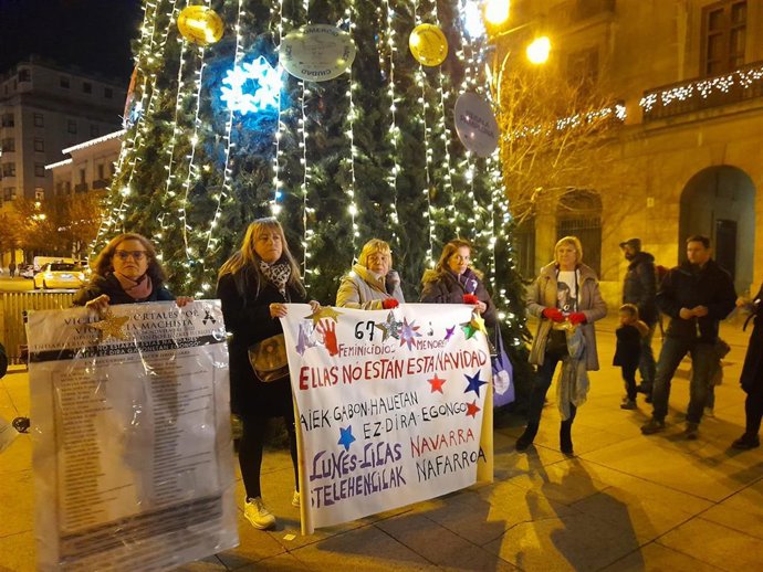 Imagen del acto en homenaje a las mujeres asesinadas en 2022