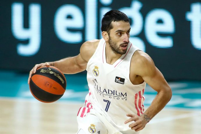 Archivo - Facundo Campazzo durante un partido con el Real Madrid