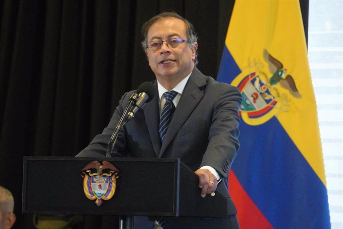 El presidente de Colombia, Gustavo Petro