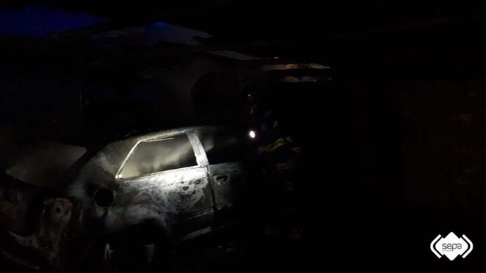 Incendio en el matadero