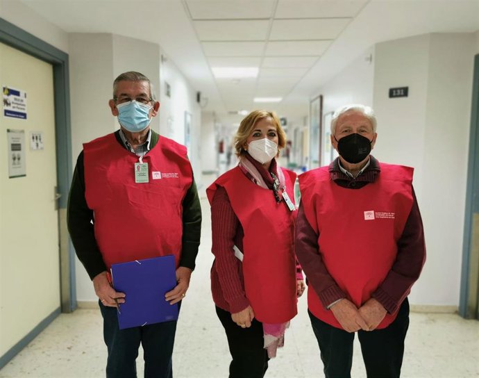 Voluntarios del área de Cardiología del Hospital de Valme en Sevilla.