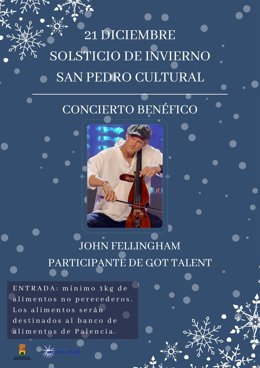 Cartel del concierto en el San Pedro Cultural