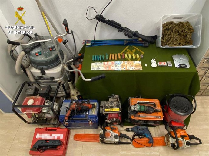 Efectos robados intervenidos