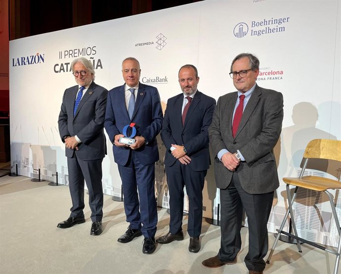 Momento de la entrega de premios.