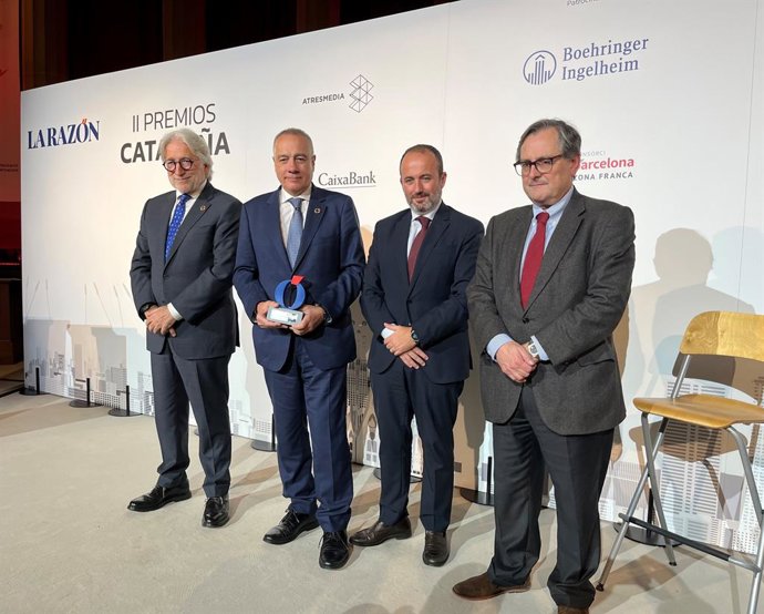 Moment del lliurament de premis