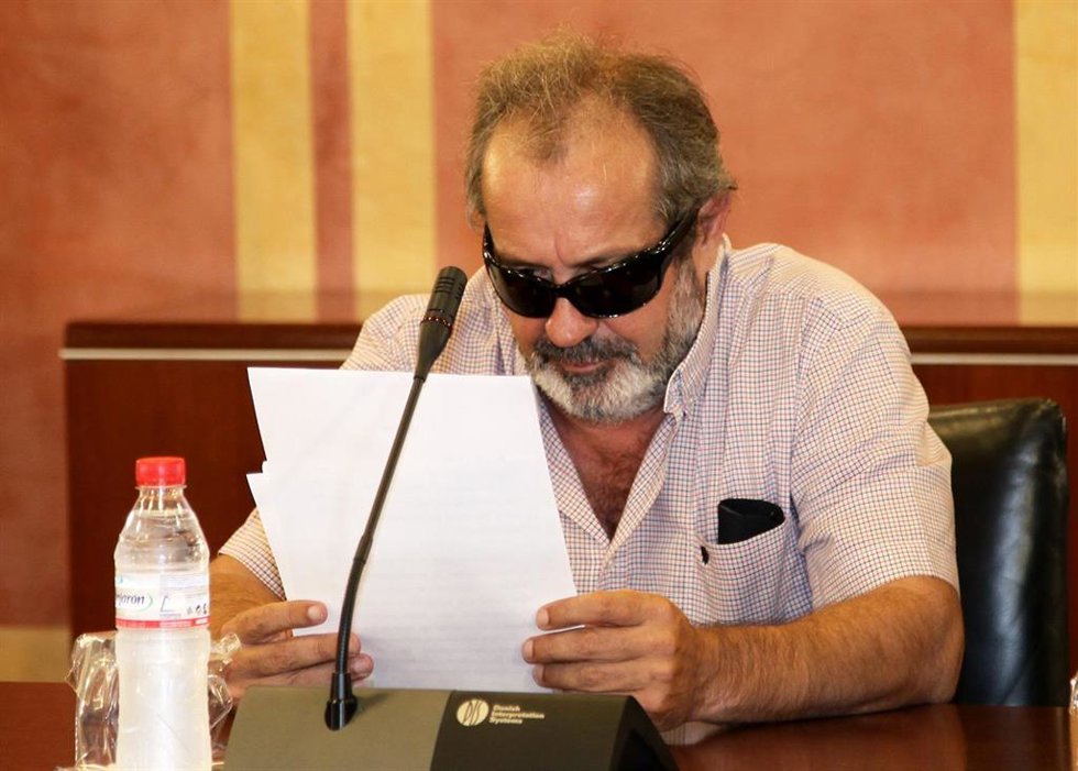Archivo - El exsindicalista Juan Lanzas declara en la comisión de los ERE
