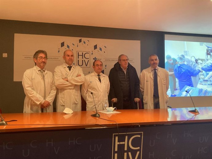 Aurelio Vega (i), David Noriega, José Antonio Arranz, Enrique Valverde y Francisco del Canto.