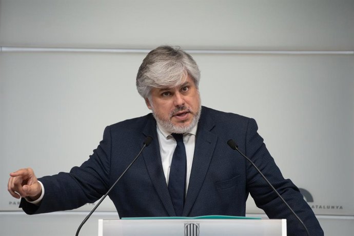 El president de Junts al Parlament, Albert Batet