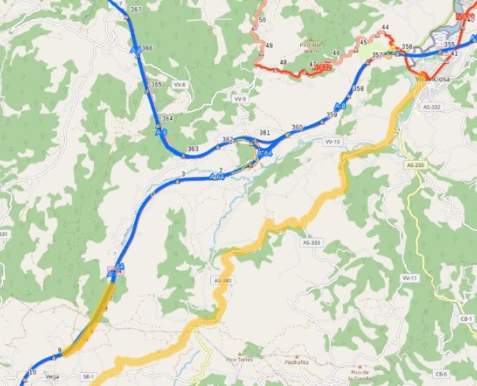 Actuación en Fabares