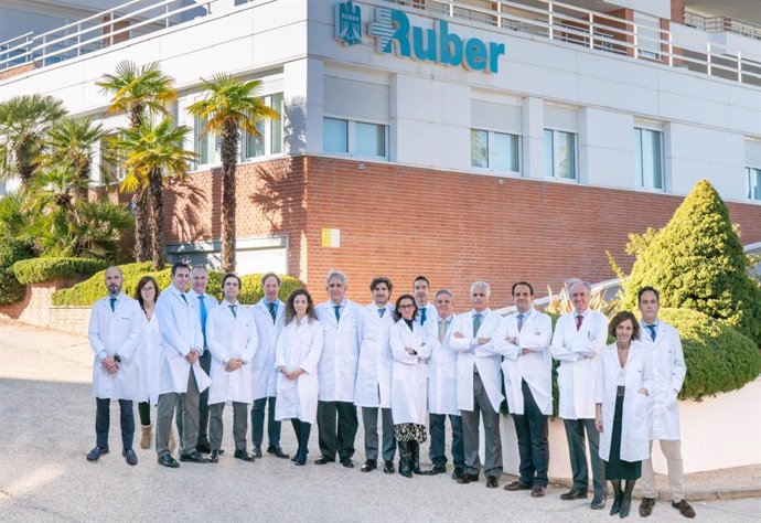 Equipo médico del Servicio de Urología y Andrología del Hospital Ruber Internacional