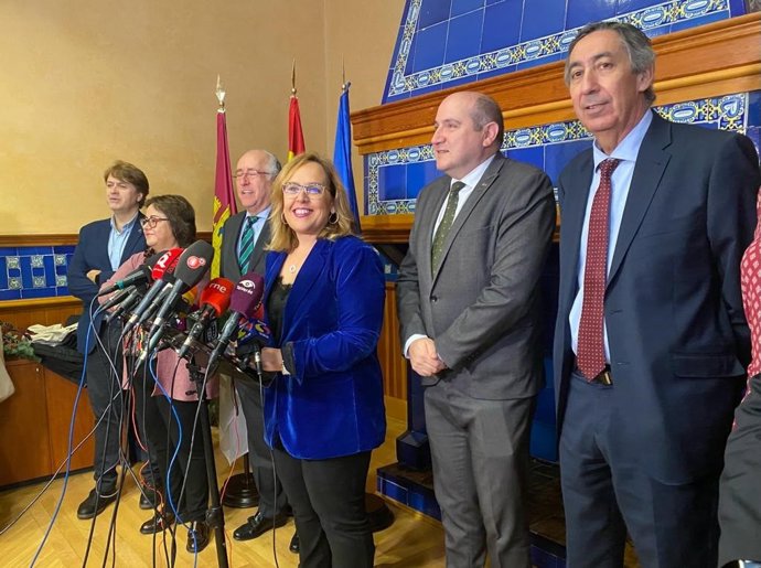 La delegada de la Junta en Ciudad Real, Carmen Olmedo, en el balance anual.