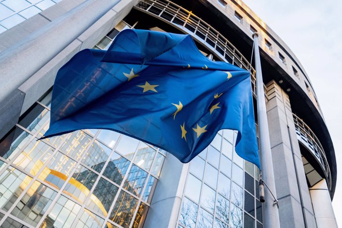 Imagen de archivo de la bandera de la Unión Europea