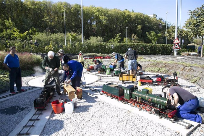 Archivo - Imagen de archivo del parque del tren de Trinitarios.