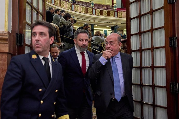 El líder de Vox, Santiago Abascal 